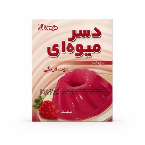پودر دسر توت فرنگی 50 گرمی دراژه